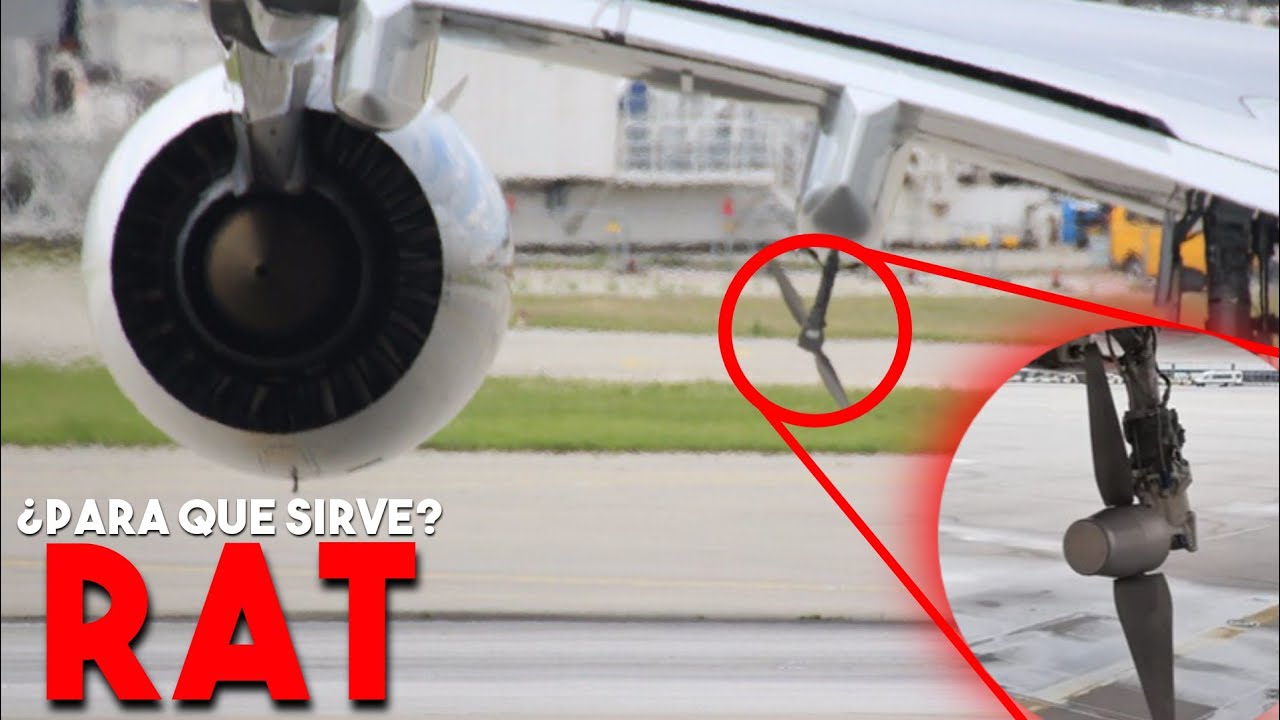 ¿Qué es y para qué sirve esta turbina? ¿Cómo funciona la Ram Air Turbine? [KSGAviation]