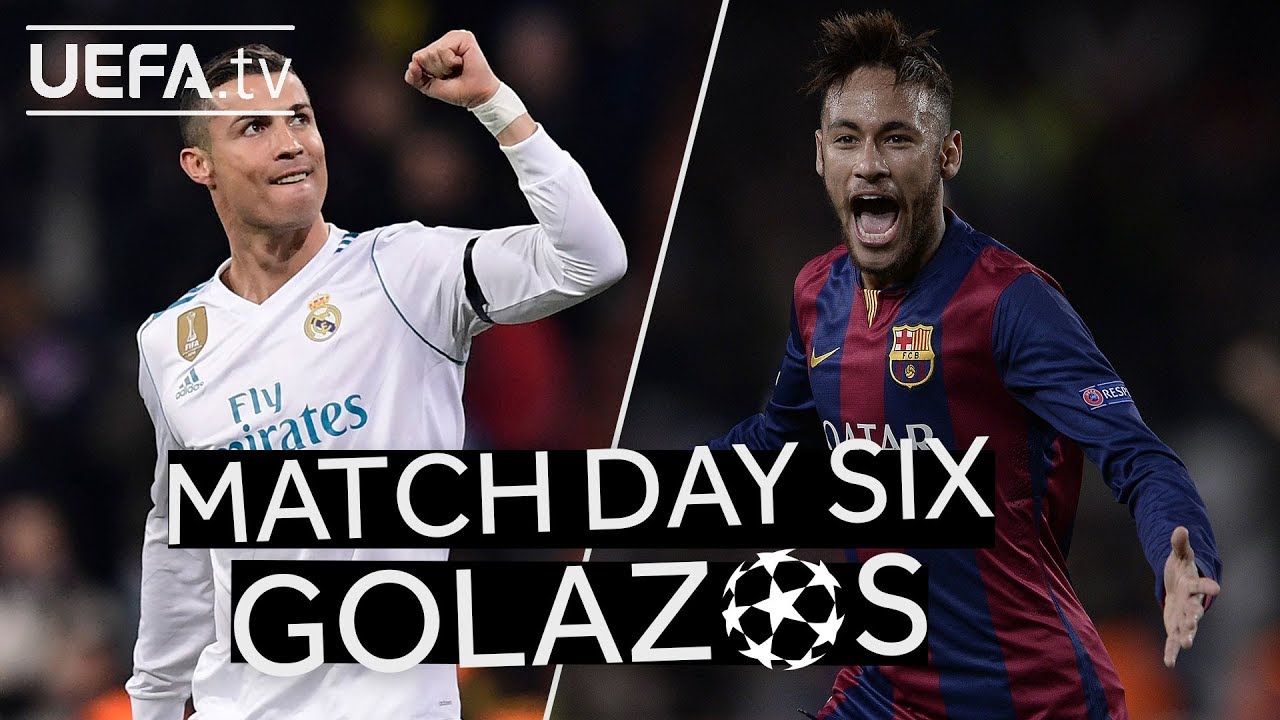 RONALDO, NEYMAR: GREAT #UCL Matchday Six GOALS!!