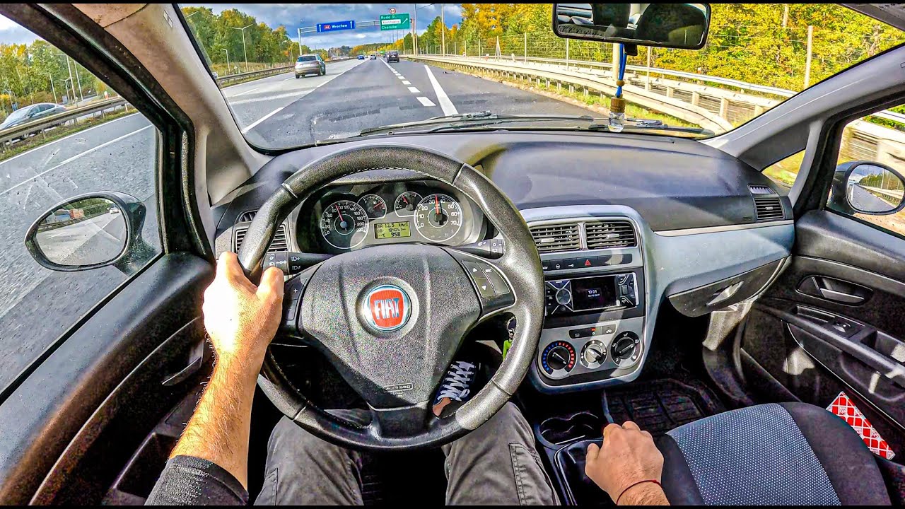 2010 Fiat Grande Punto (1.2 8V 65 hp) | POV Test Drive #2587 Joe Black