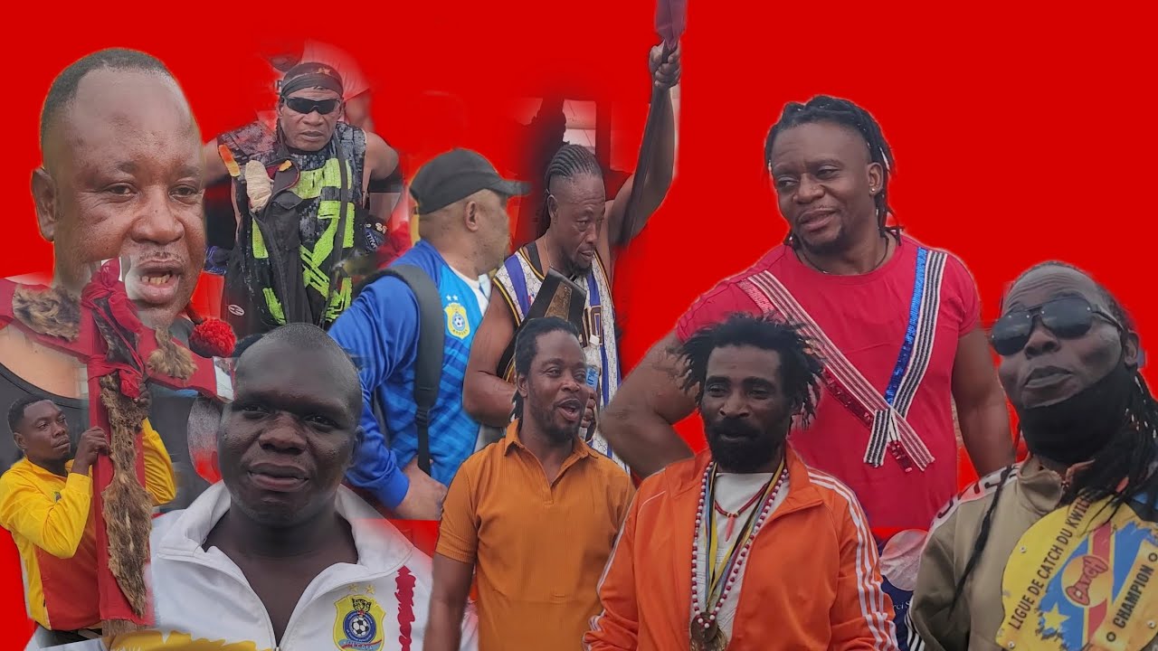 KINSHASA EN ÉBULLITION BOTALA ARRIVÉ BA CATCHEURS YA KATANGA, MBUJI MAYI NA KIKWITI MAKAMBU EZA SOMO