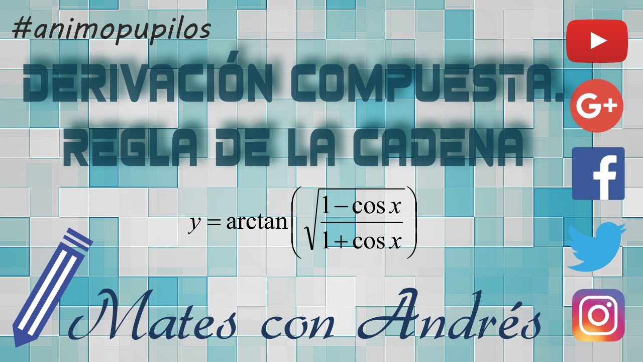 Derivadas compuestas - Regla de la cadena – Arcotangente de una raíz de funciones trigonométricas