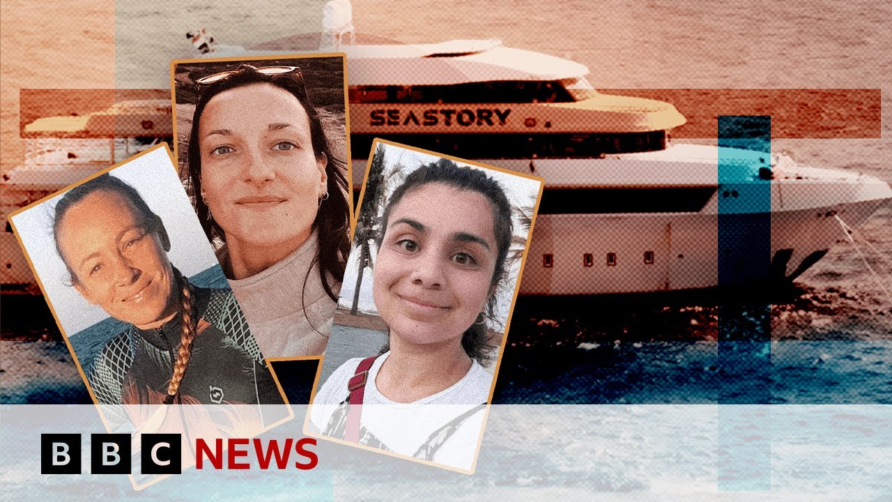 Red Sea dive-boat survivors tell of terrifying escapes | BBC News