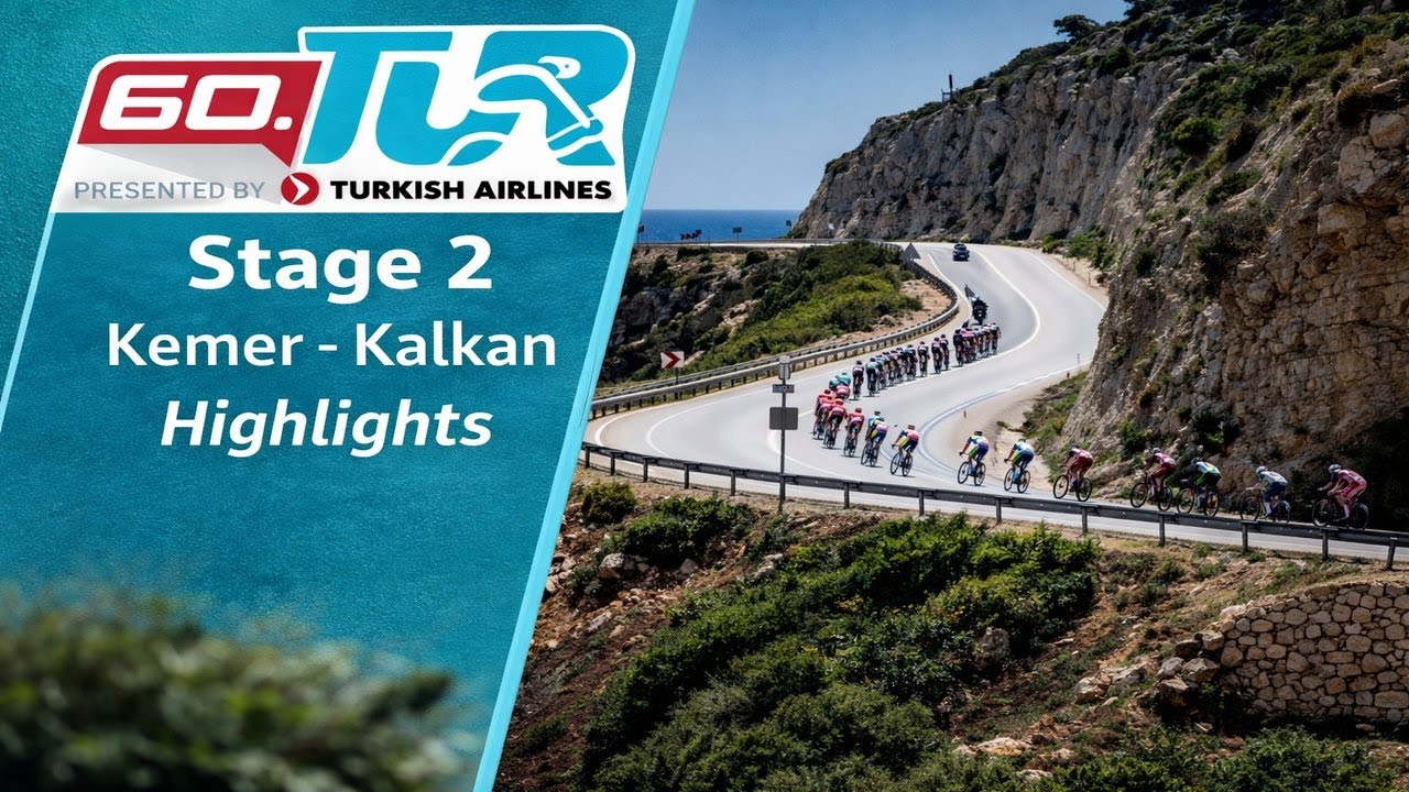 Presidential Cycling Tour of Türkiye 2025 | Stage 2: Kemer - Kalkan | Highlights