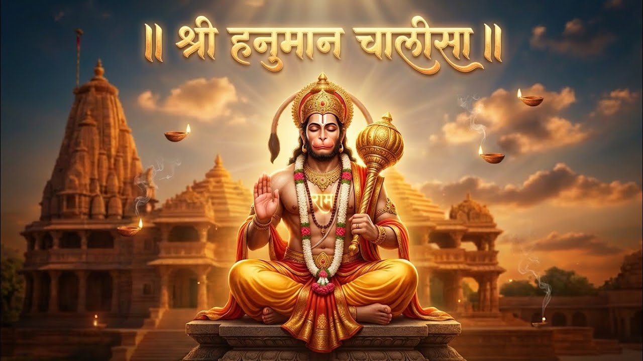 Shri Hanuman Chalisa – Full Bhakti Mantra with Lyrics