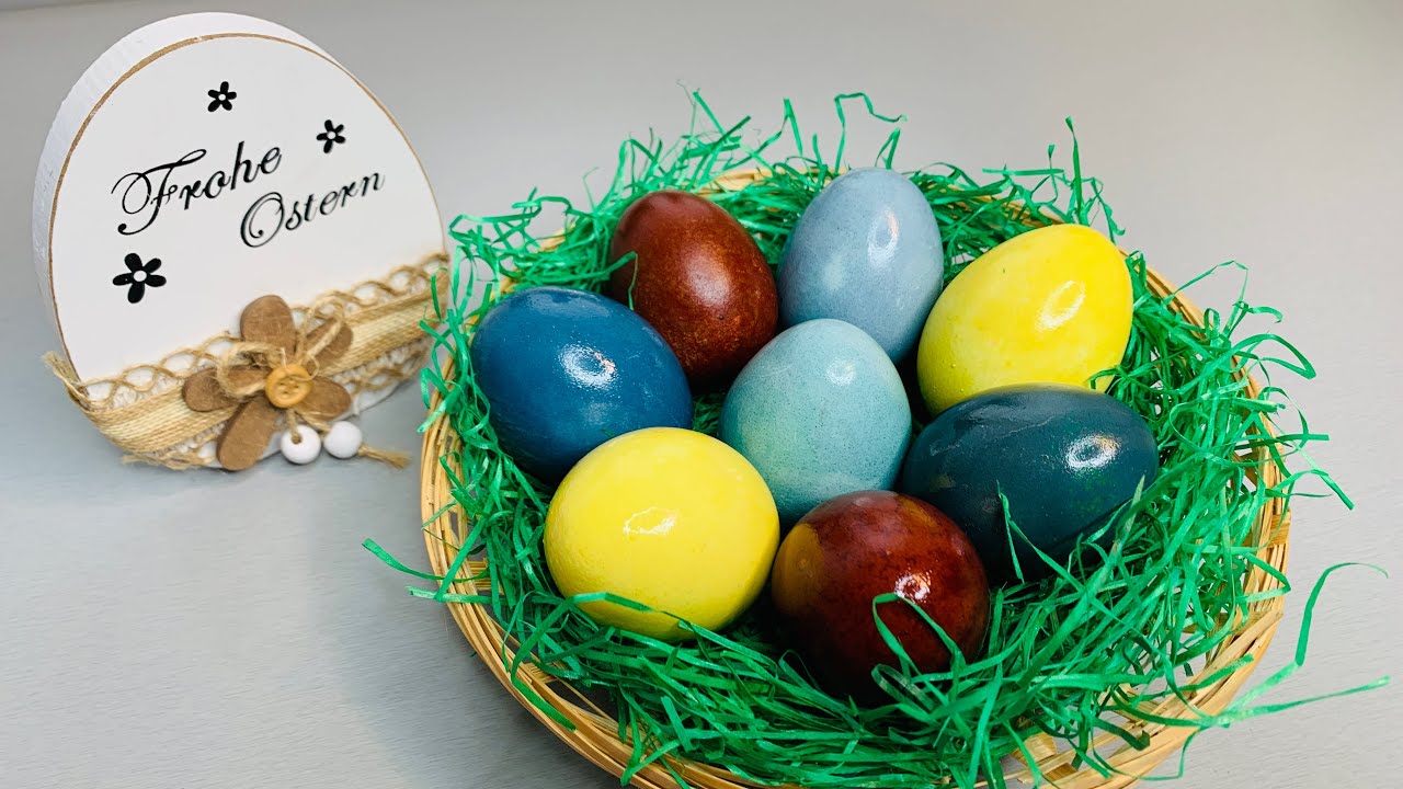 Ostereier natürlich färben mit Naturfarben 🐣 Eier färben ohne Chemie