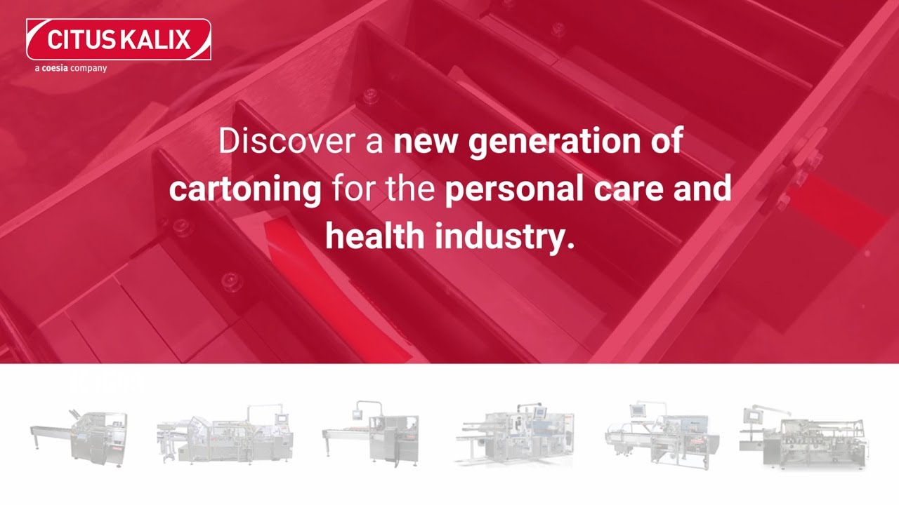 NEW GENERATION OF CARTONING MACHINES FOR PERSONAL CARE AND HEALTH INDUSTRY