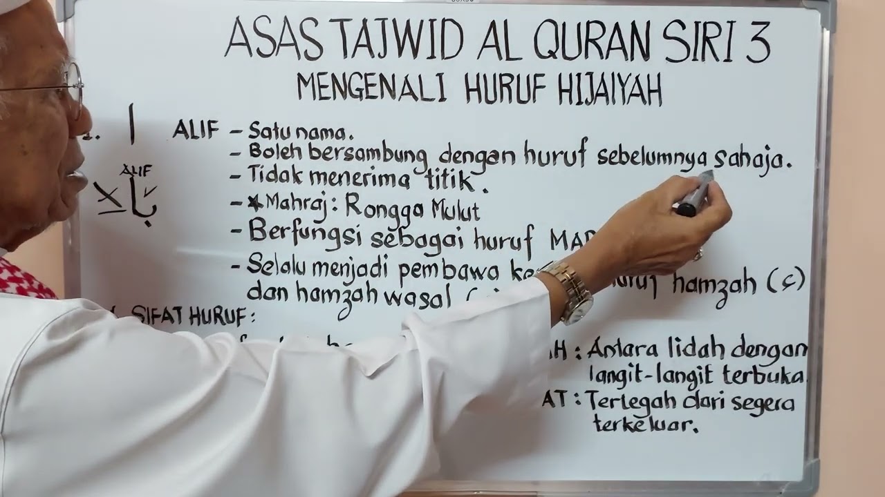 ALIF - ASAS TAJWID AL QURAN SIRI KE 3 @Syed Zainudin Al Khaerid.