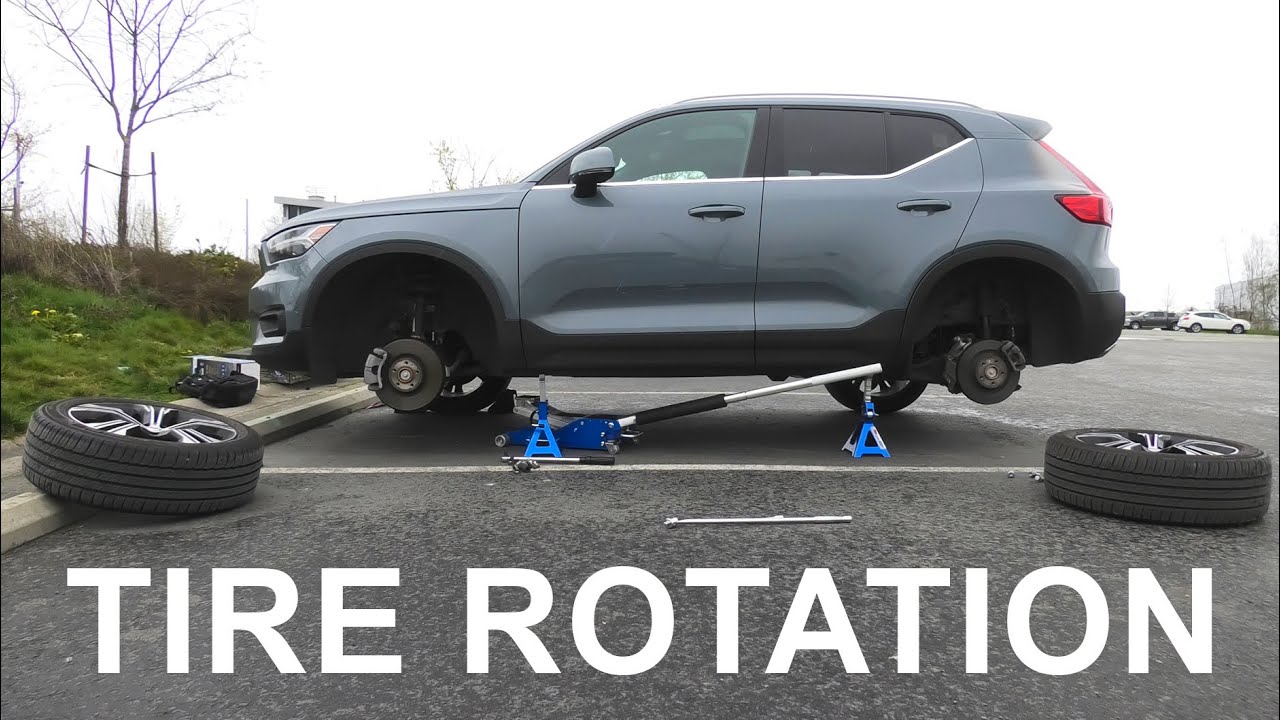 Volvo XC40 (2019-2025): How To Do Tire Rotation In The XC40?