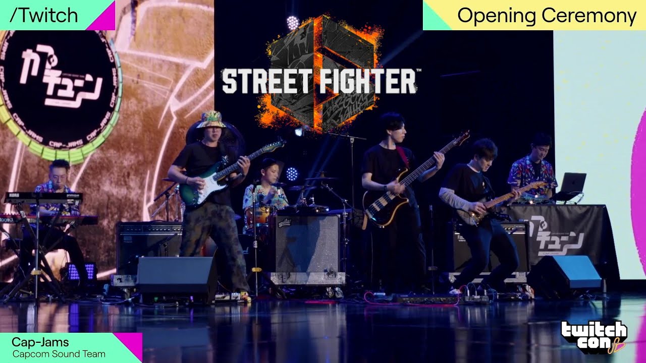 Street Fighter 6 Medley - CAP-JAMS Live Performance at TwitchCon San Diego 2022 Opening Ceremony
