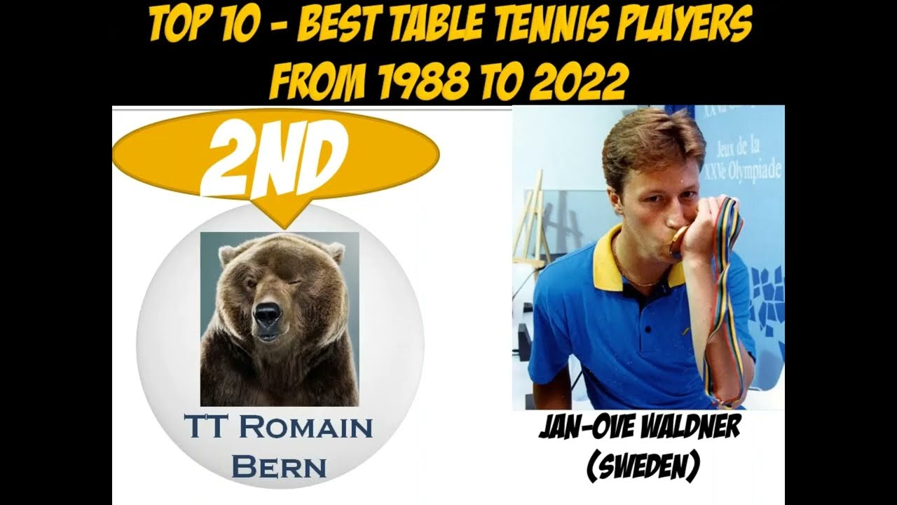 Top 10 Greatest TT Players from 1988 to 2022 - Mathematical Method