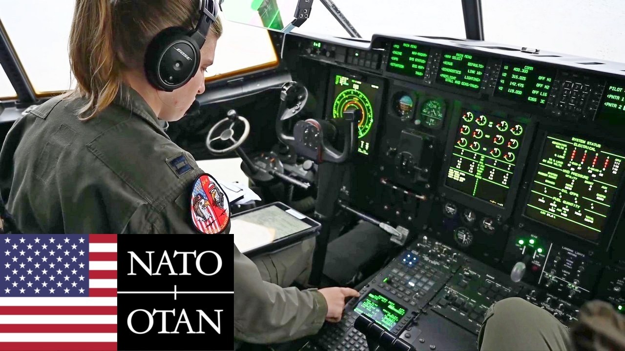 Siły Powietrzne USA, NATO. Samolot C-130J Super Hercules. Ćwiczenia wojskowe w Polsce.