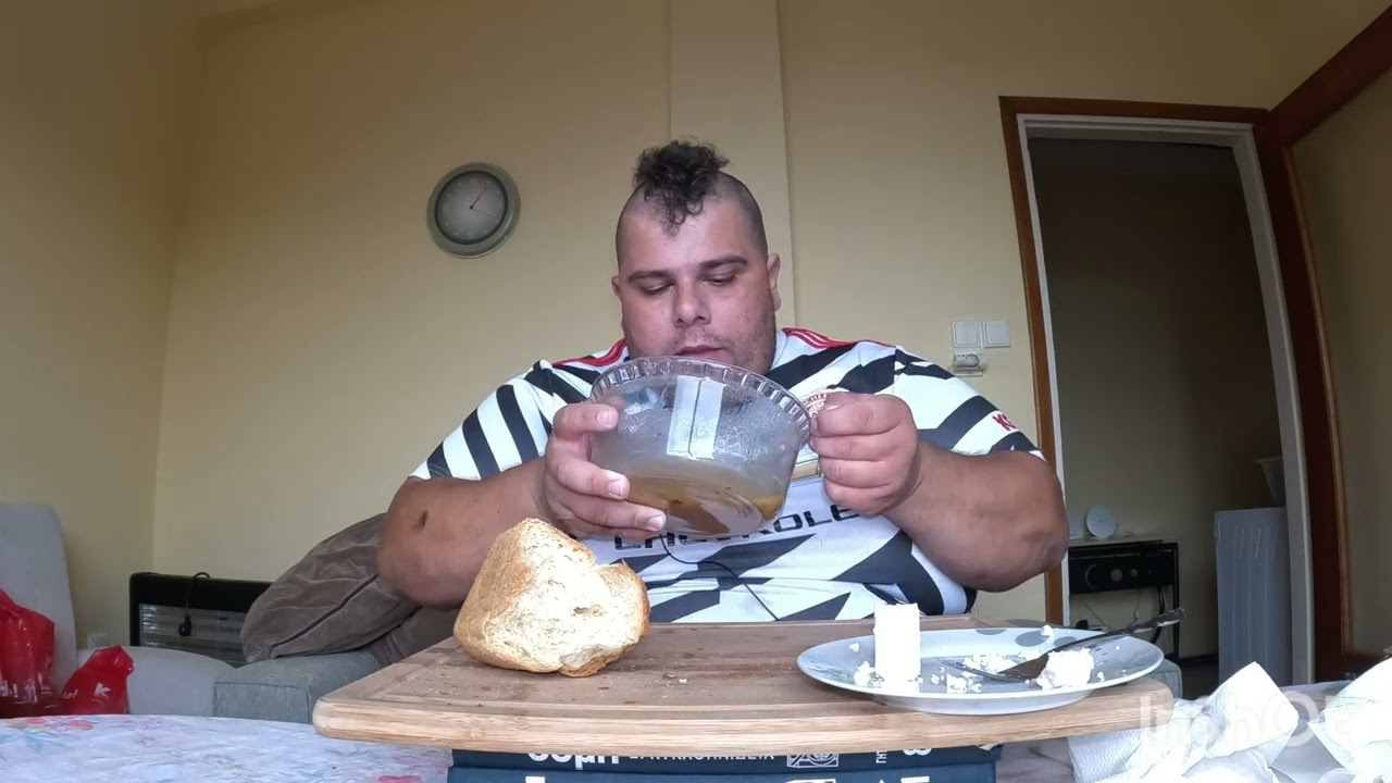 Tasty, 🙂Delicious Greek Dinner 🍲Beans Soup and Dessert #mukbang  ENJOY!!(Talking)😀