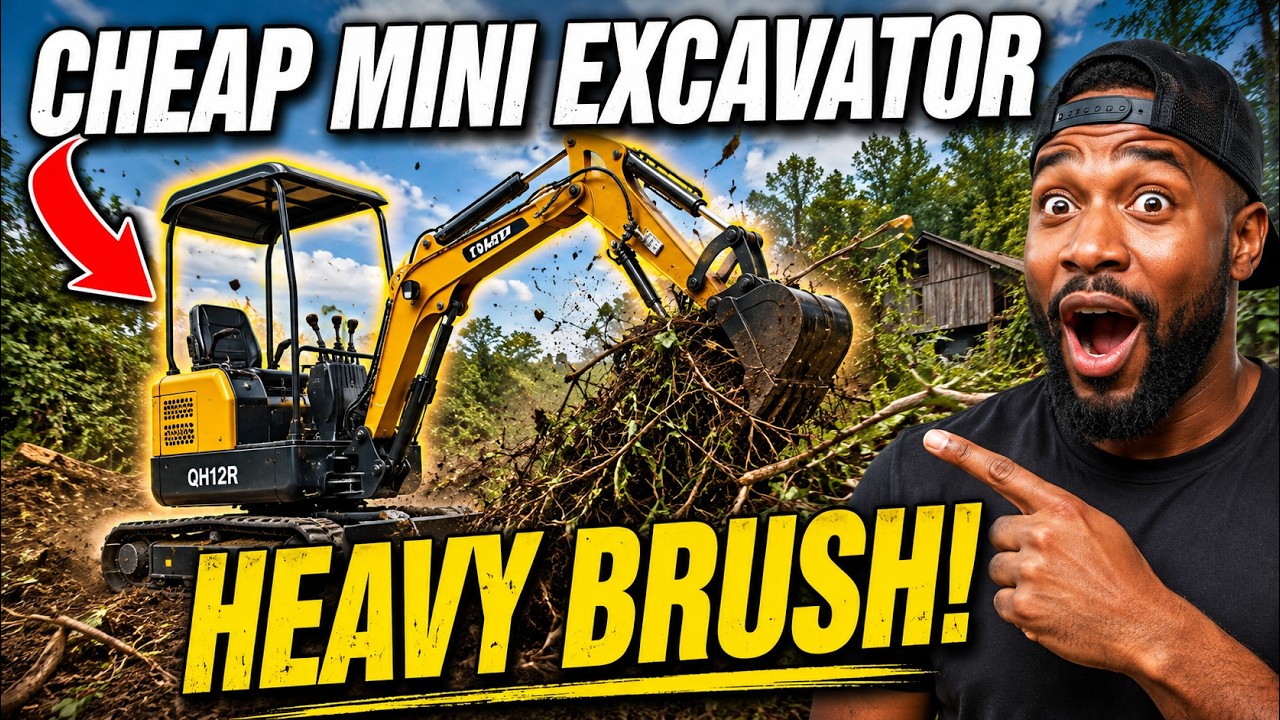 Taking My Chinese Mini Excavator to Clear Some Bush