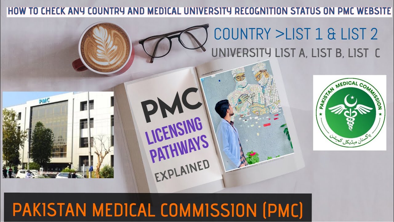 PMC LICENSING PATHWAYS|Medical Graduates|Checking status of universities|PMC website Made Simple!