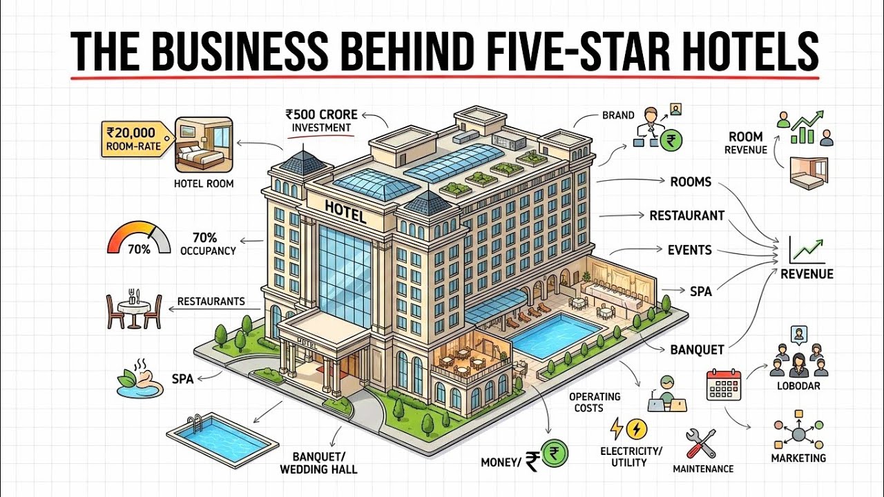 How Five-Star Hotels Make Money | The Business Behind Luxury Hotels | The Business Vault 