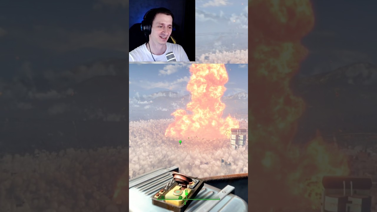 Взрываю институт в Fallout 4. #mrcatgame #игры #gaming #институт #fallout4anniversaryedition