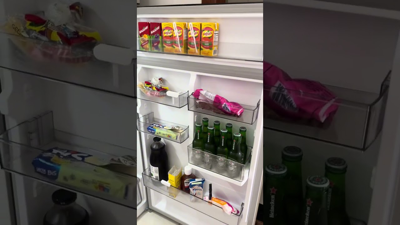 Geladeira midea Frost Free Duplex 491L Inverter cor Inox