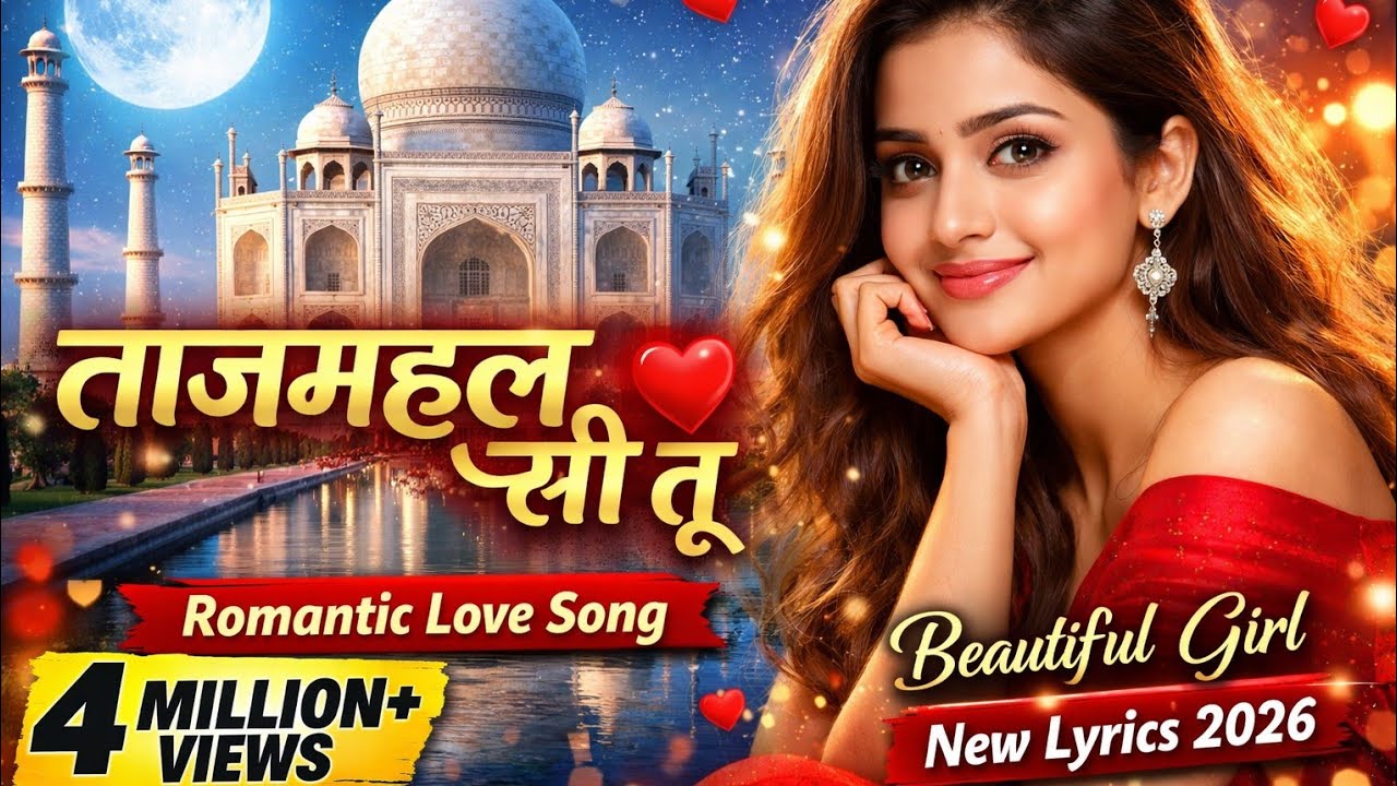 ताजमहल सी तू ❤️ | Romantic Hindi Love Song | Beautiful Girl Feelings Song | New Lyrics Song 2026