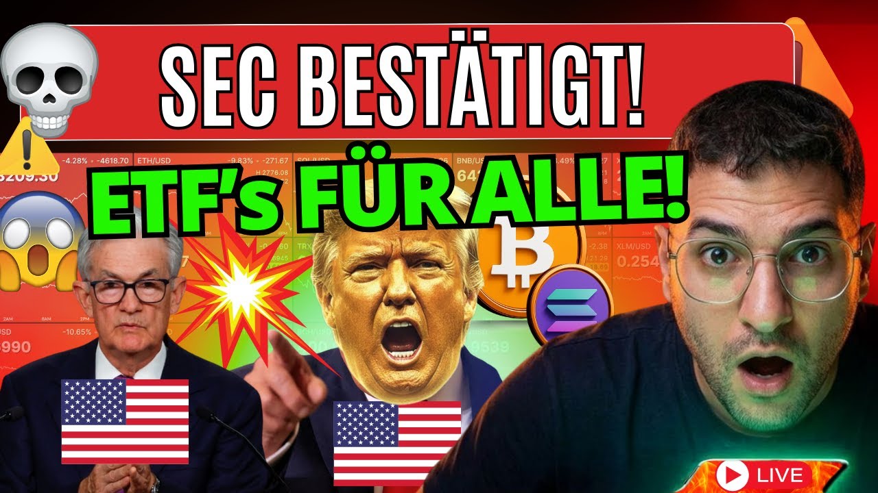🚨 BREAKING: SEC KAPITULIERT – ETFs für ALLE Altcoins kommen JETZT! HEUTE FOMC!