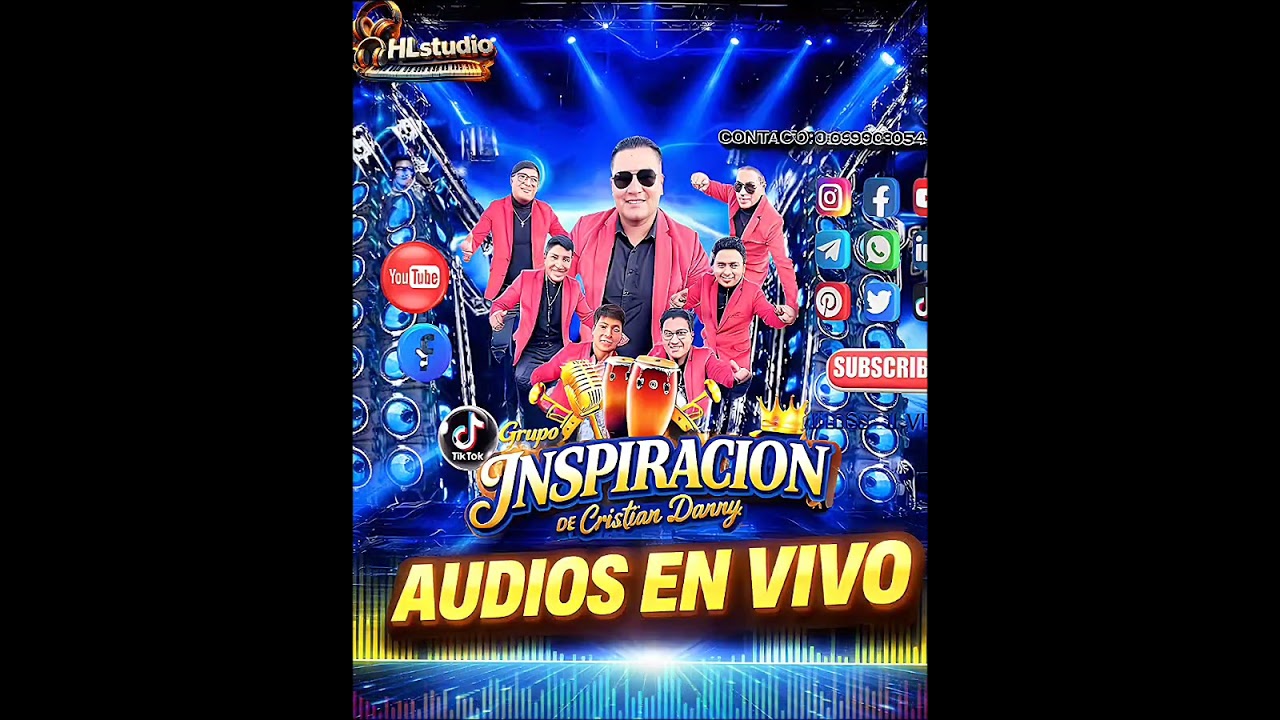 🎤🔥💥 Cristian Danny y Grupo Inspiración | Audios en Vivo Full Éxitos🔴💯