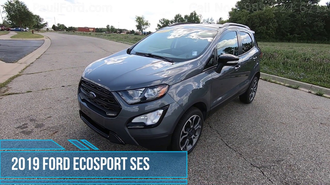 New 2019 Ford EcoSport SES at Pauli Ford Video Walk Around 19T56