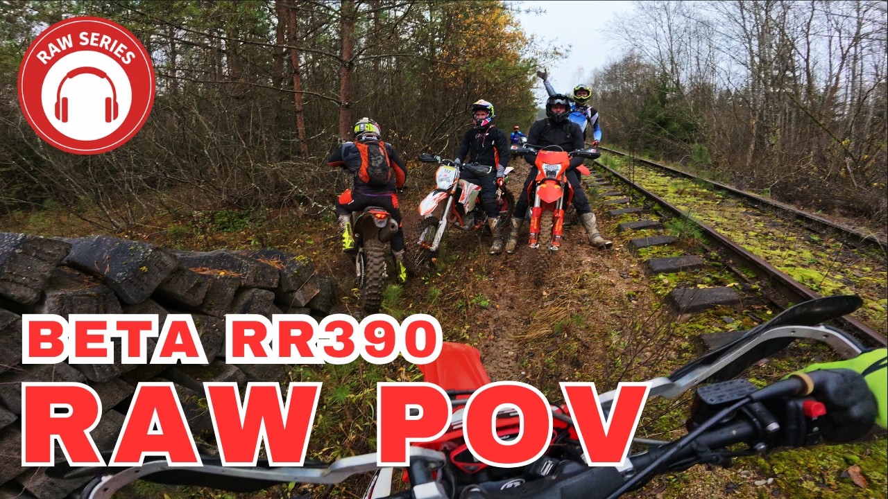 Chasing 2-Strokes through the Gnarly Trail | Beta 390 X-Pro | RAW SERIES | Pure POV