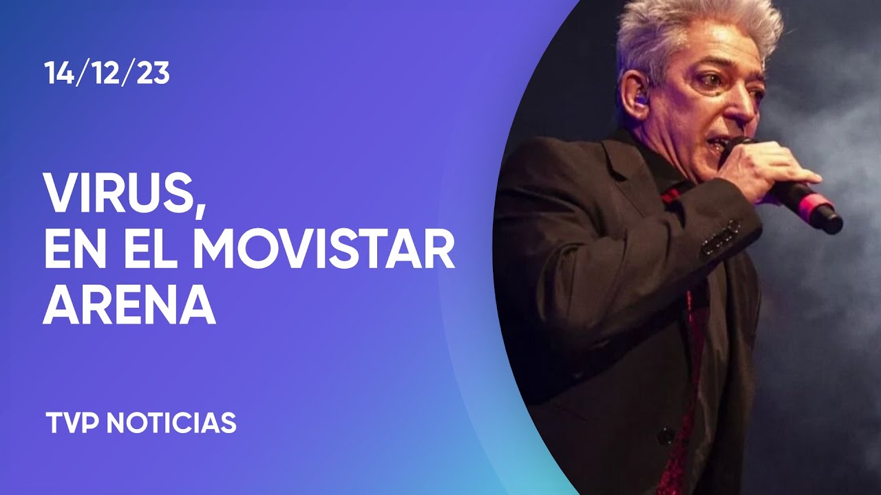 Virus se presentará en el Movistar Arena