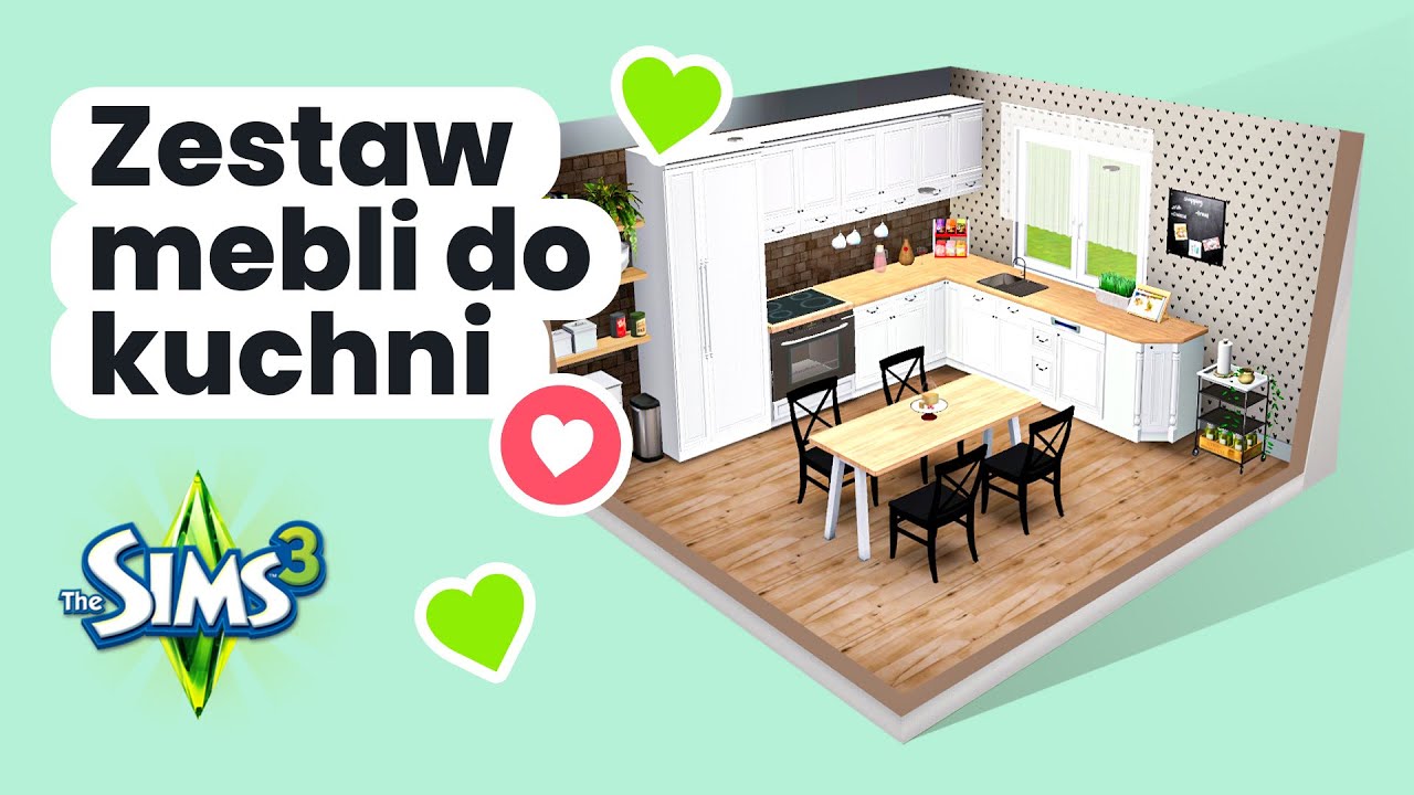 PACZKA MOD&Oacute;W (CC) do kuchni 💚 The Sims 3 💚🙂