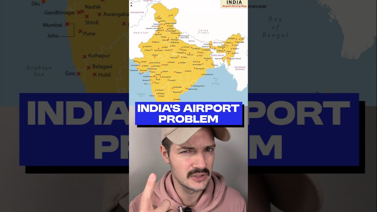 Почему в Индии так мало аэропортов?