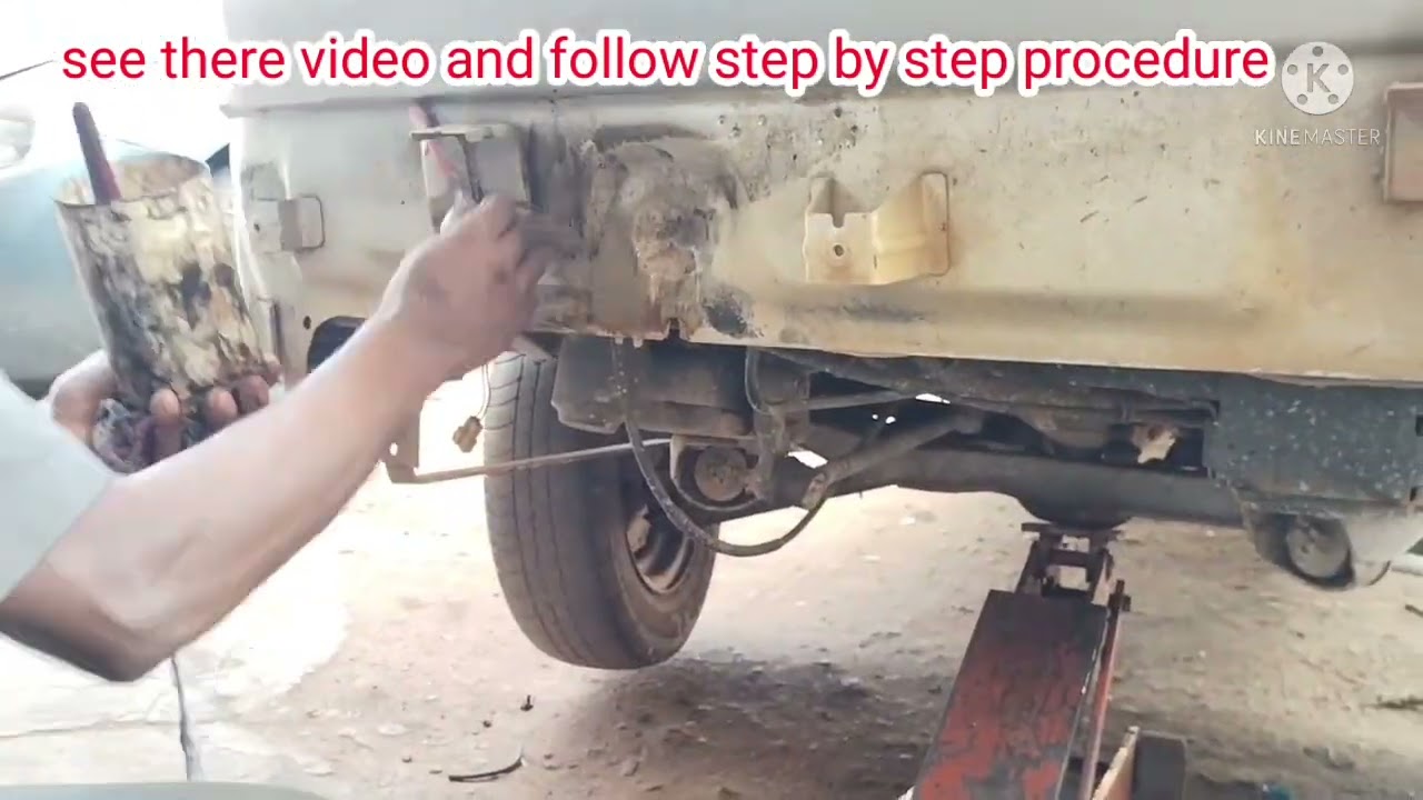 maruti omni front bumper replacement