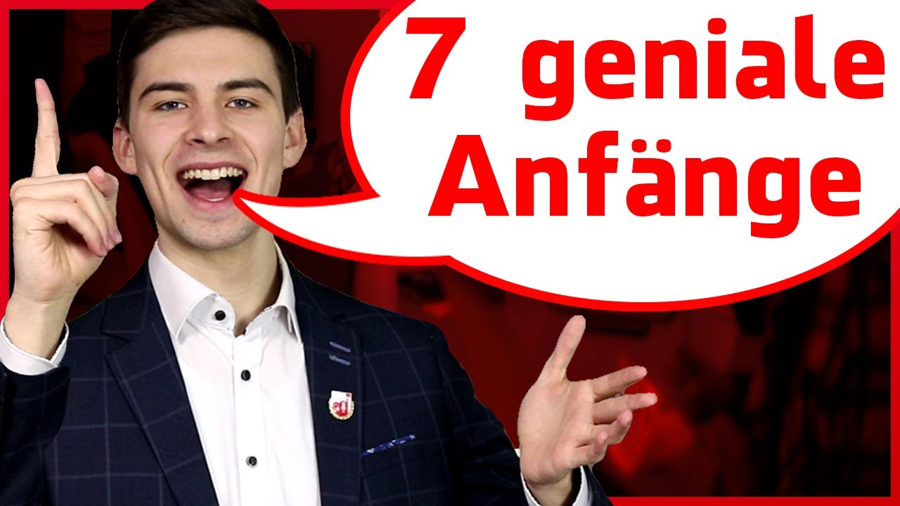 7 Rede-Anf&auml;nge f&uuml;r maximale Aufmerksamkeit ab der ersten Sekunde