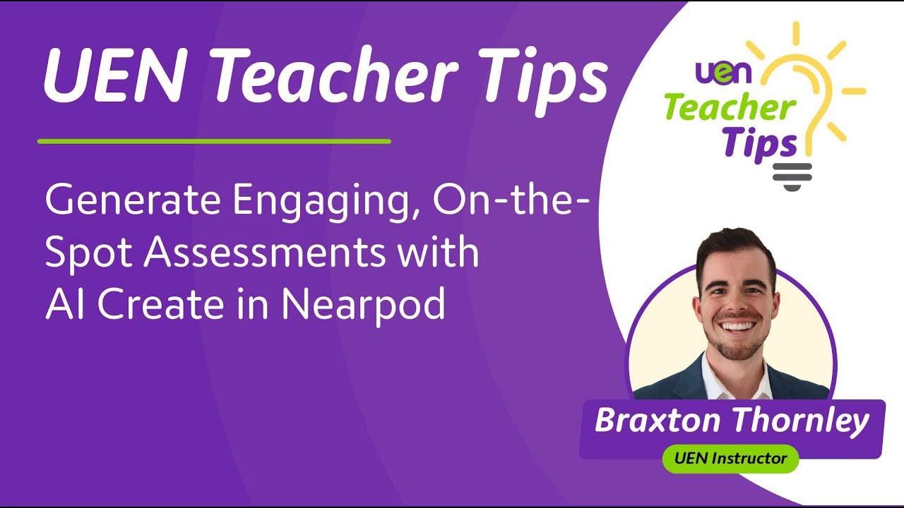 Generate Engaging, On-the-Spot Assessments with AI Create in Nearpod | UEN Teacher Tips