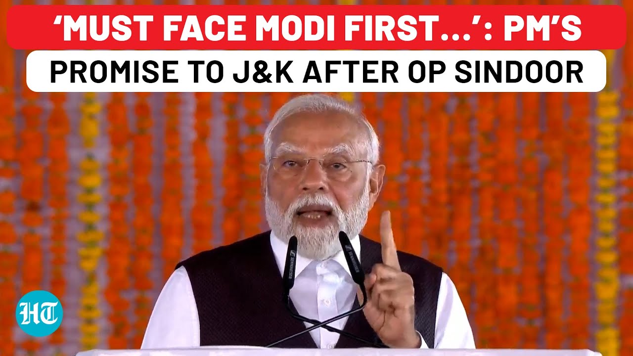 Full Speech: In J&K For 1st Time Since Pahalgam Attack, PM Modi Makes This Promise After Op Sindoor