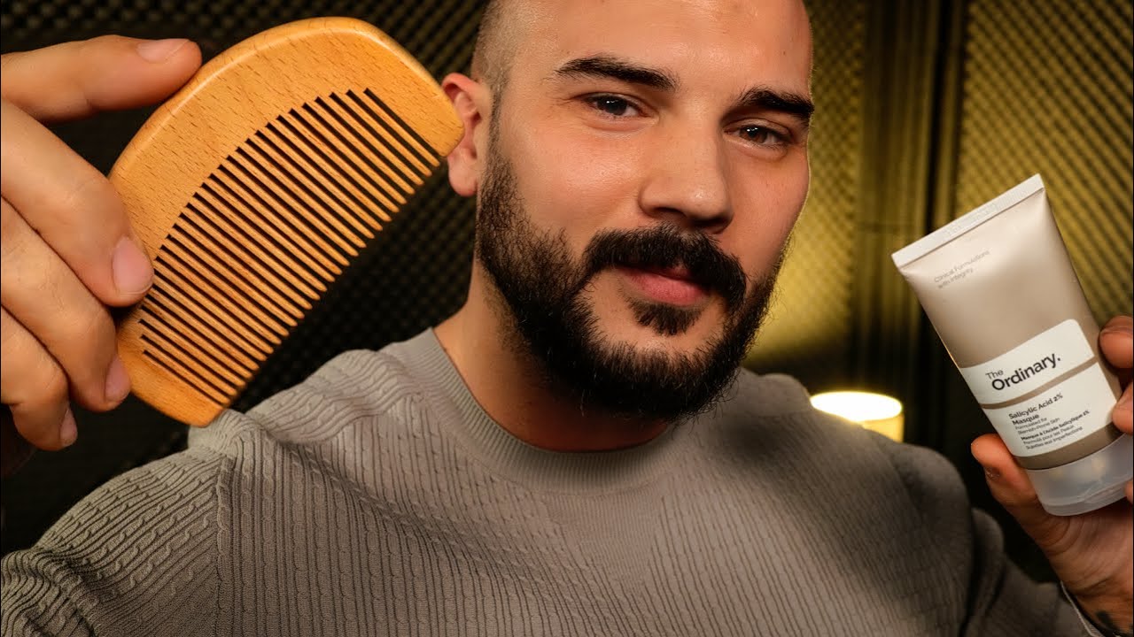 SAFE ASMR | Face Treatment from a Good Friend (Personal Attention) British Male Whispering