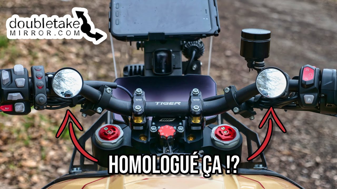 Test des rétroviseurs Doubletake Trail : gimmick ou vrai rétro utilisable ?