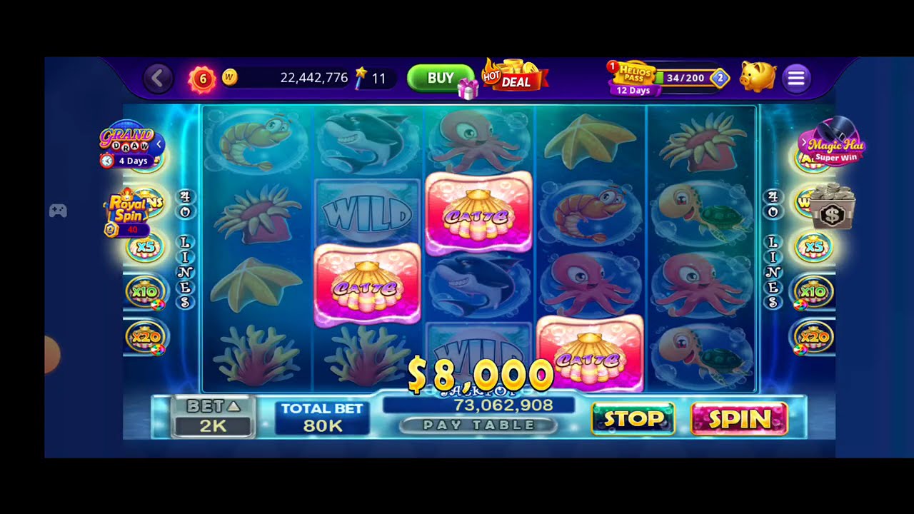 DoubleU Casino Slots Gameplay Neon Shells Android