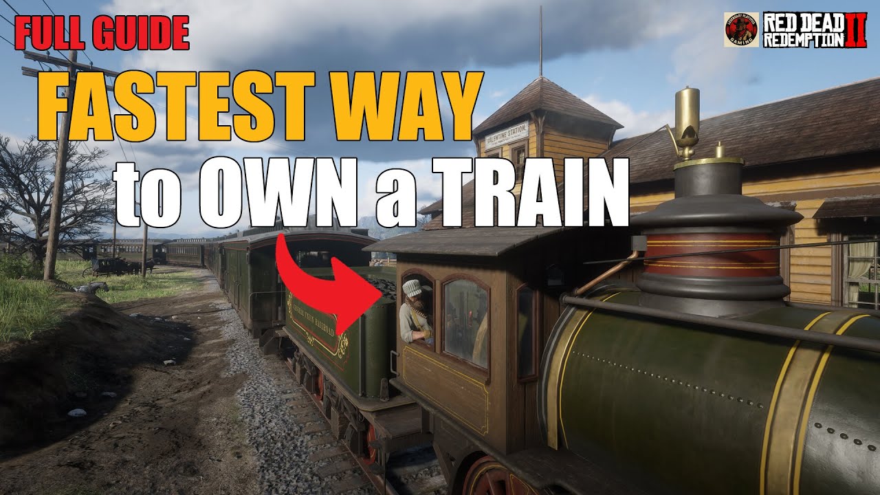 Fastest Way to Own and Drive a Train NO BOUNTY No Ominous Music TRAIN ROBBERY Story Mode RDR2 2025