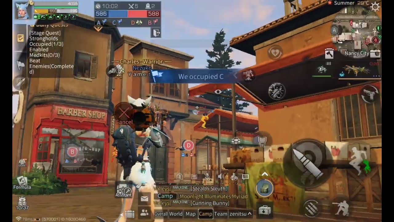 [ Lifeafter ] Full gameplay nancy || Mobile Sniper in AsiaSurvival
