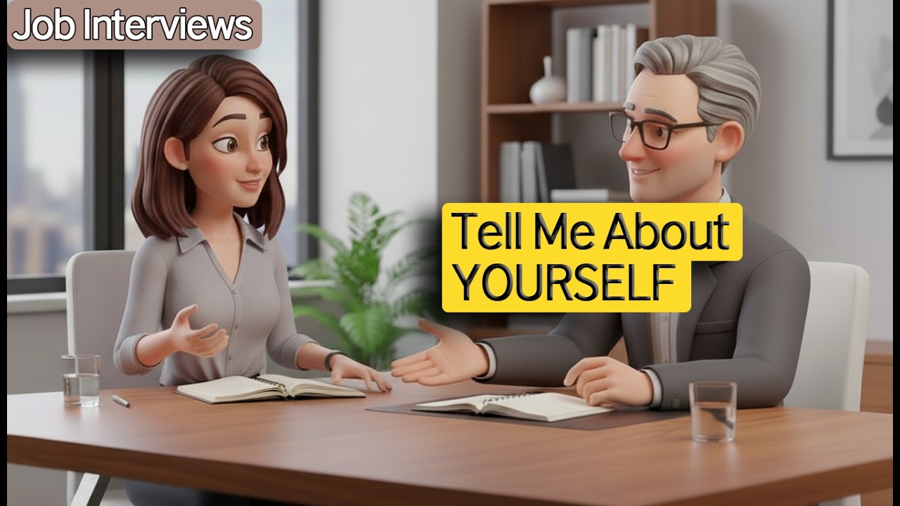 4 Job Interviews in English 🎯 English Conversation Practice | Job interview questions and answers