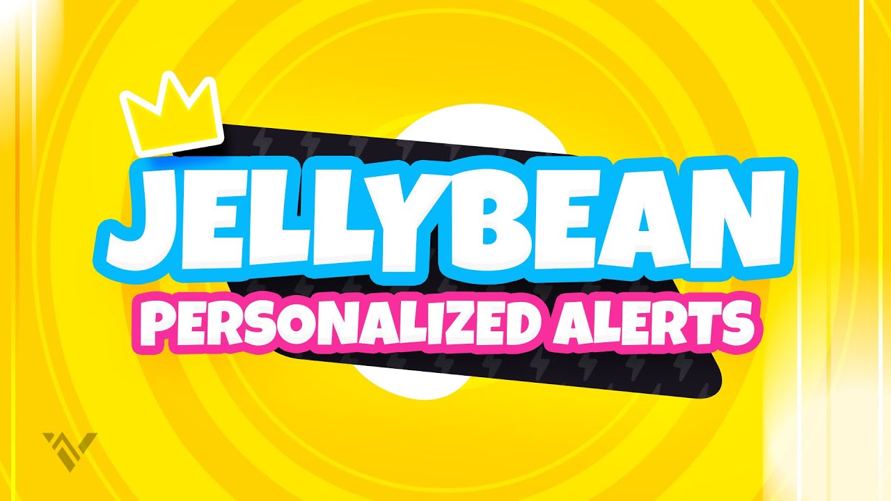 Jellybean Stream Alerts | Fall Guys-Inspired