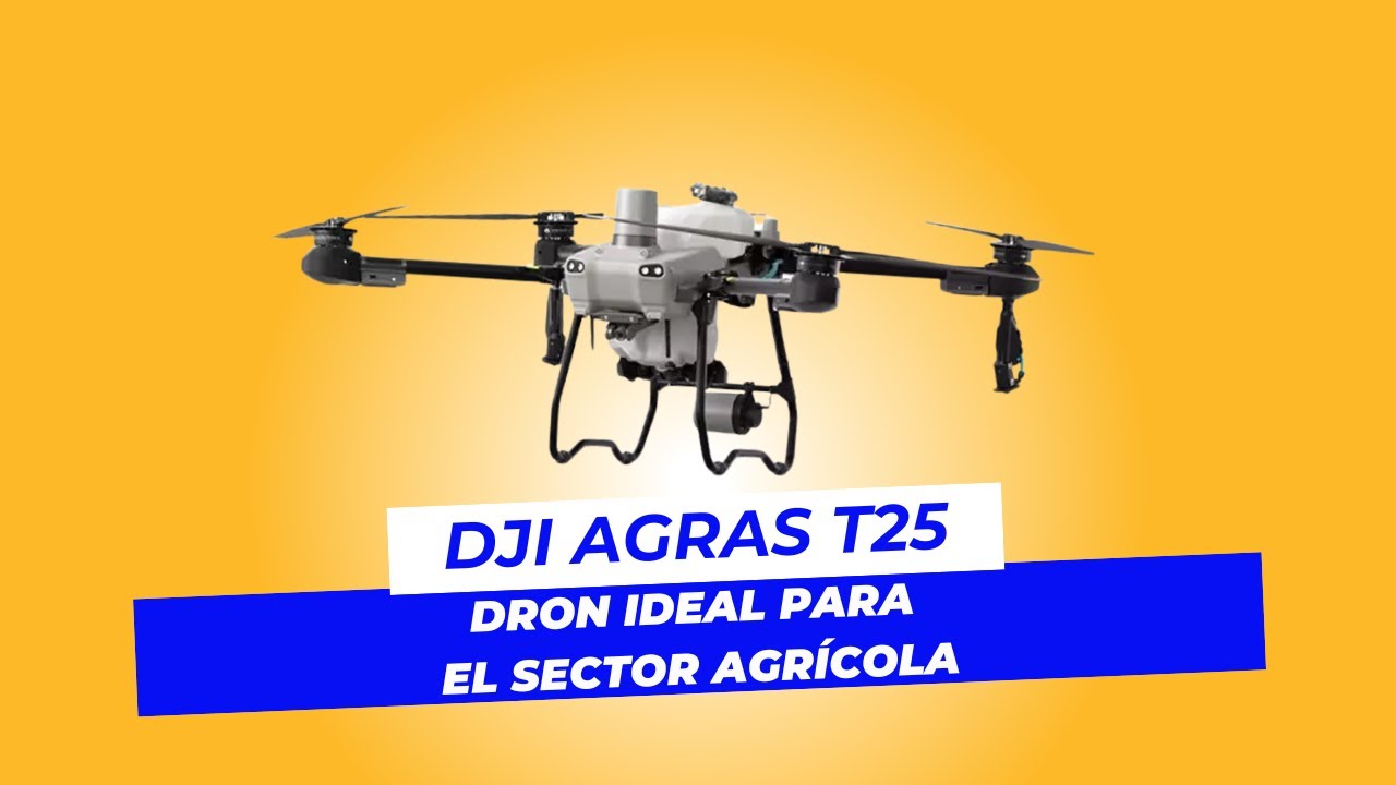 🌾🚁 DJI AGRAS T25 en acción: Innovación en la agricultura de precisión