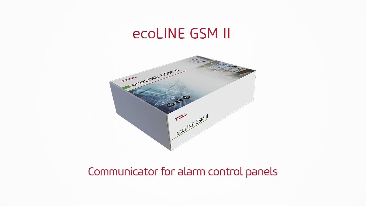 TELL ecoLINE GSM II - Communicator for alarm control panels