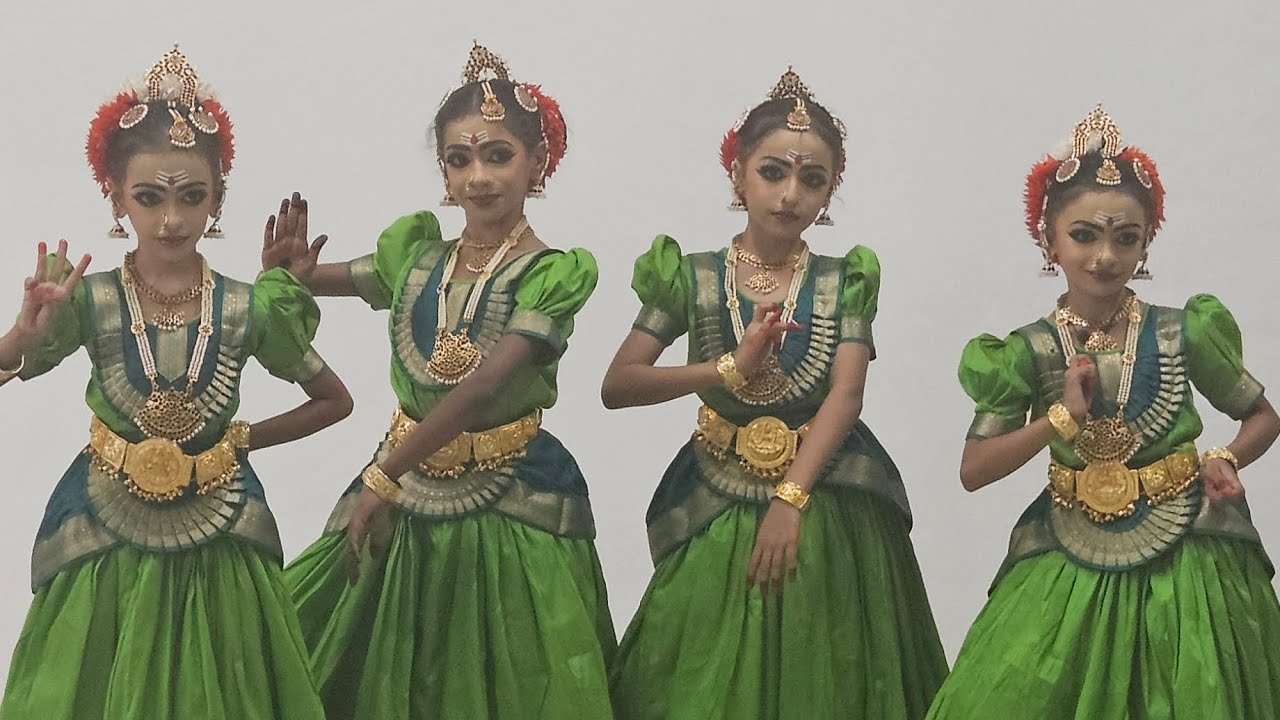 Padam | Kolathukara Shiva Temple Dance By Danz Land #classicaldance #templedance #kids