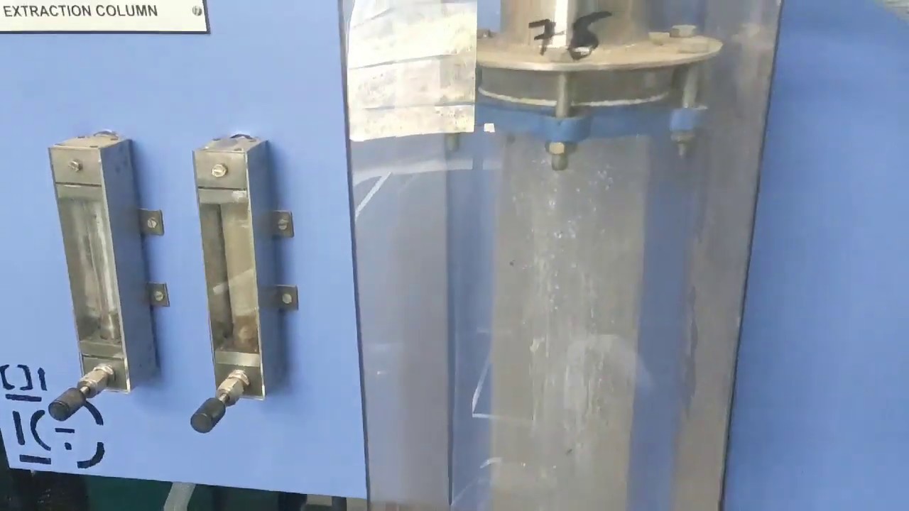 Spray Extraction Column Practical in Hindi #Extraction #Extractor #AOCP #Chemical #ITI #Diploma