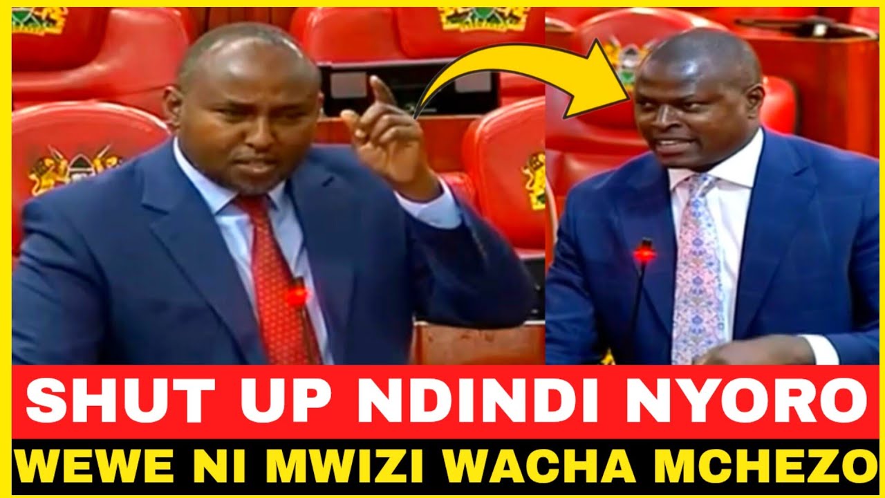 SHUT UP NDINDI NYORO WEWE NI MWIZI!!FURIOS  JANET MUHAMMED REVEALED IN PARLIAMENT 
