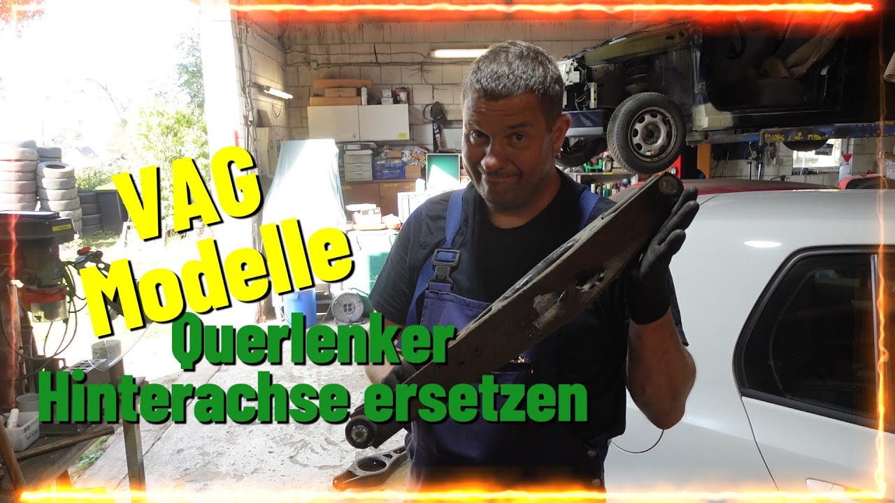 VW , Skoda, Audi, Seat Querlenker hinten erneuern#wartung
