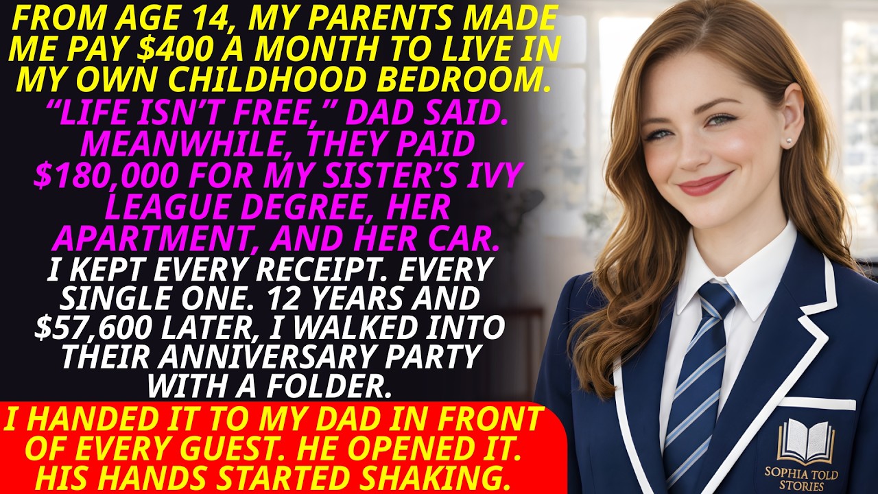 My Parents Charged Me Rent At 14 But Paid For My Sister&rsquo;s College &mdash; I Never Forgot The Receipt