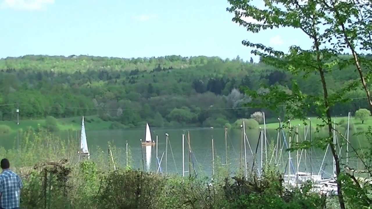 Niddatalsperre -Stausee bei Schotten-ein Fr&uuml;hlingstag