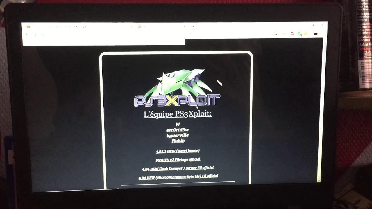 Jailbreak sa PS3 en 4.85.1 HFW!!