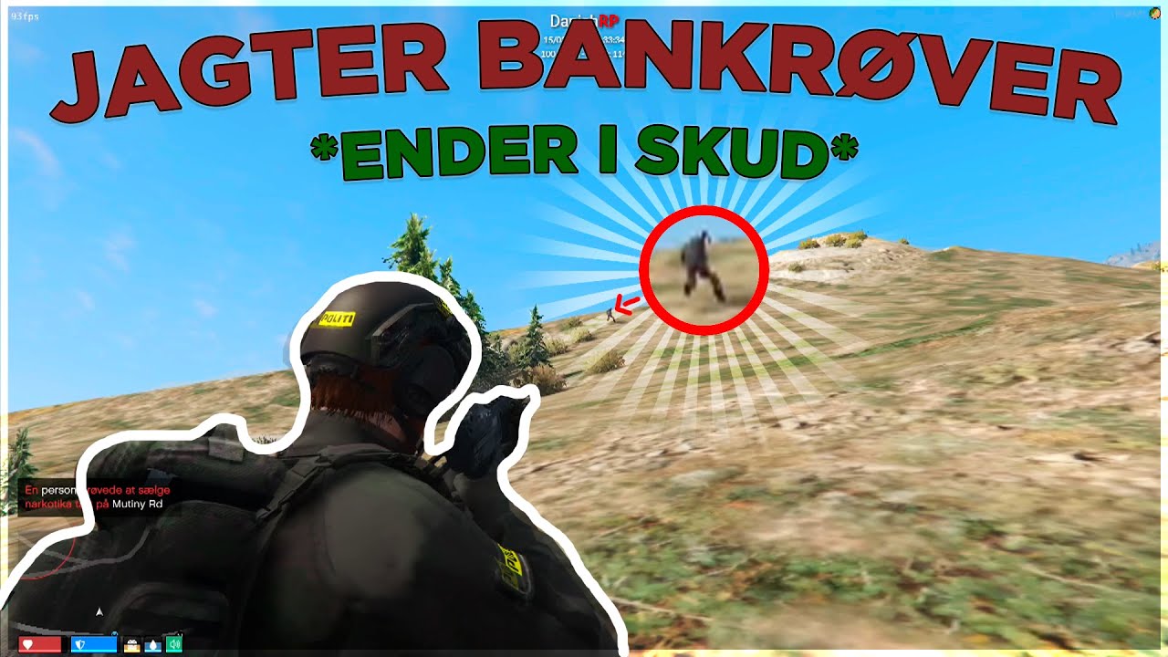 JAGTER BANKR&Oslash;VER! *ender i skudduel* | Dansk GTA V RP
